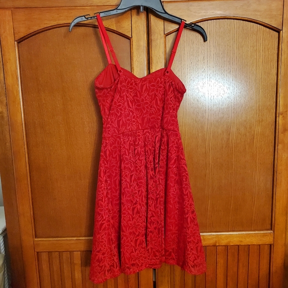 ❤ Red Dress by Lily Rose. NWT. Perfect for Valentines Day! - Picture 7 of 7